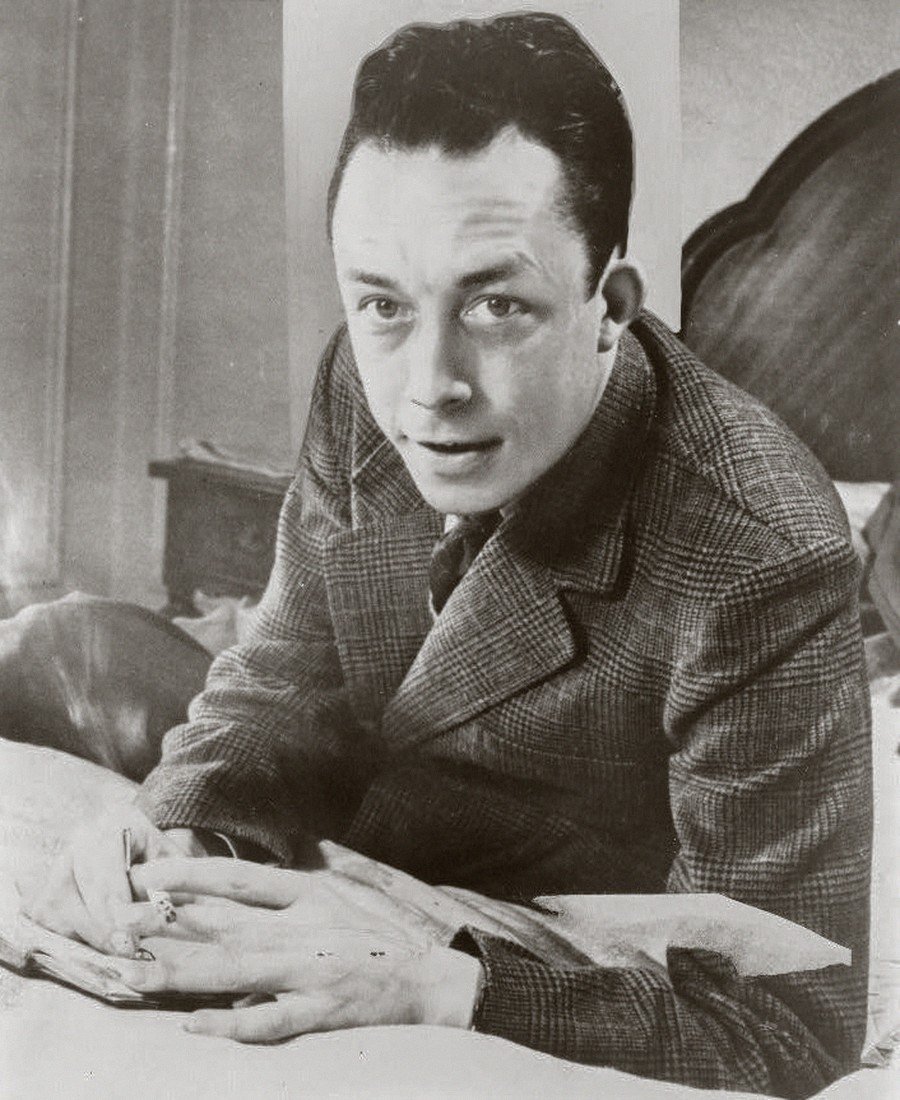 Portrait of Camus, preferably 1950s press photo