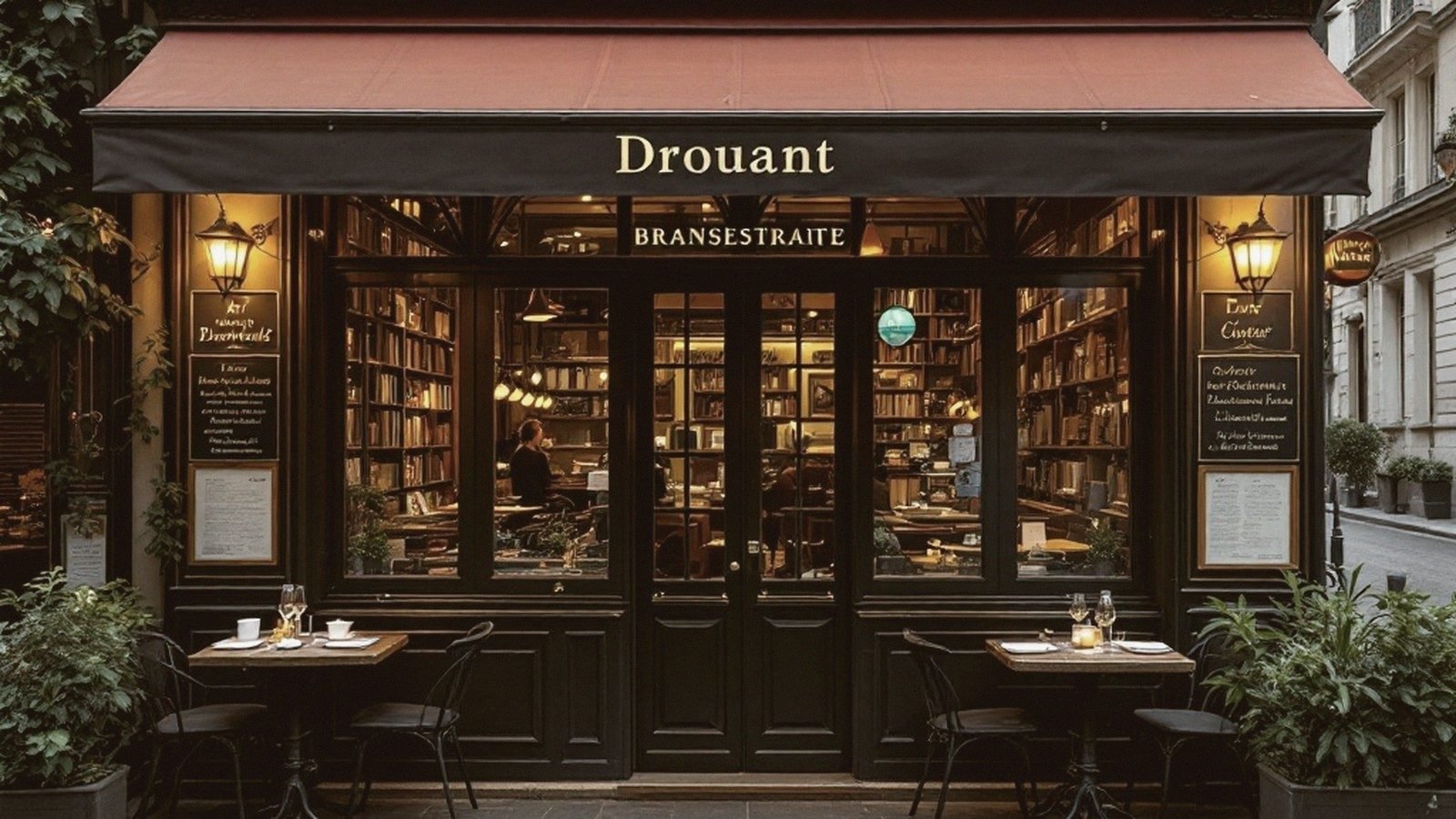 Exterior or dining room of Drouant brasserie, Paris
